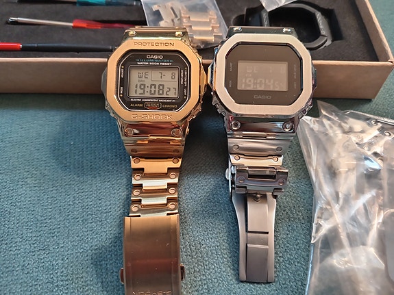 2 x Casio G-Shock modattuna