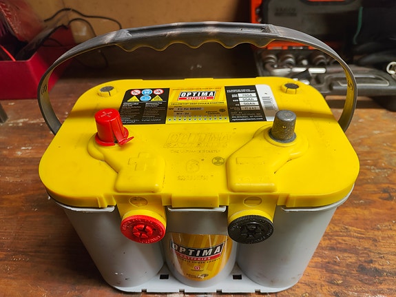 Laadukas Optima Yellow Top -akku