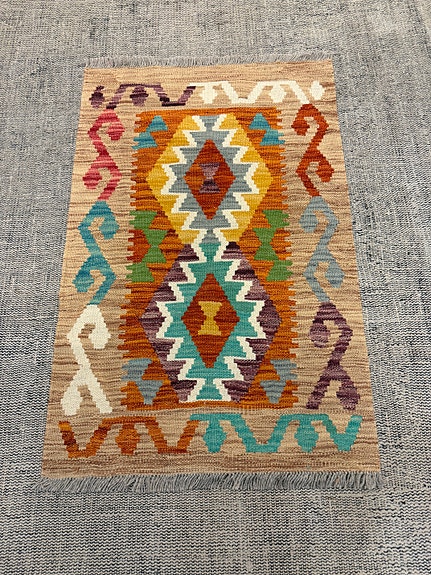 Käsinkudottu kelim 60x90