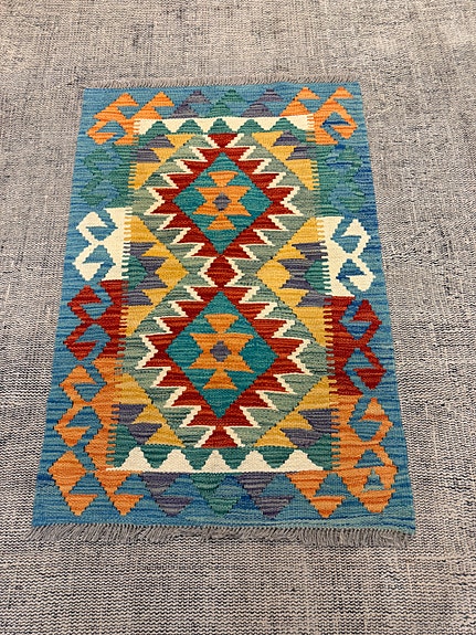 Käsinkudottu Kelim 60x90