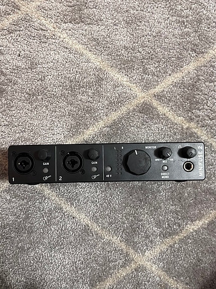 Arturia MiniFuse 2 USB-äänikortti musta