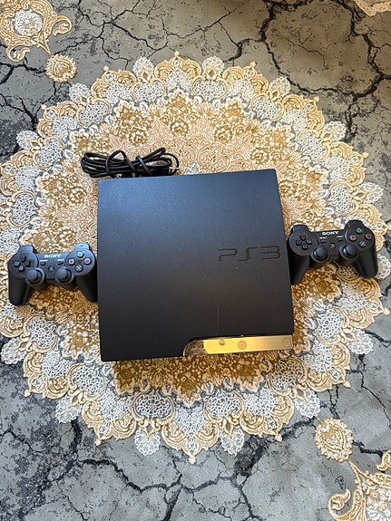 Sony PlayStation 3 PS3 konsoli musta