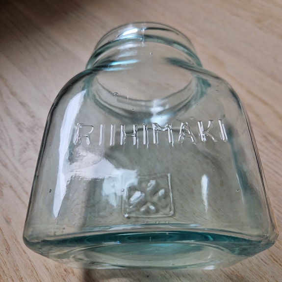 Riihimäki lasipurkki