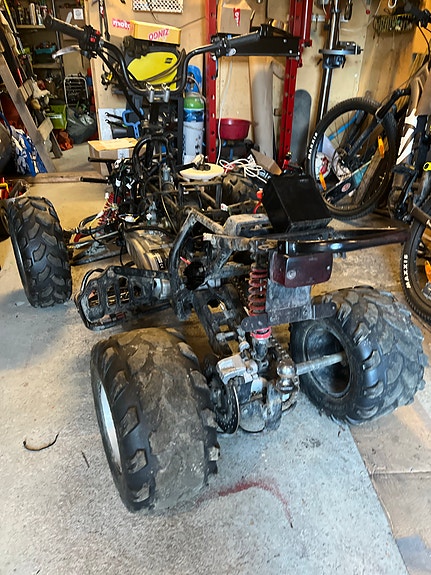 Fusion 150cc mönkijä projekti