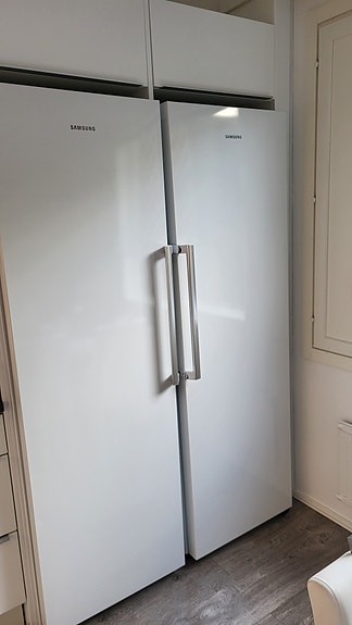 Samsung jääkaappi + pakastin