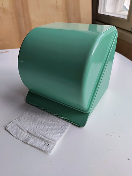 Retro italialainen WC-paperiteline