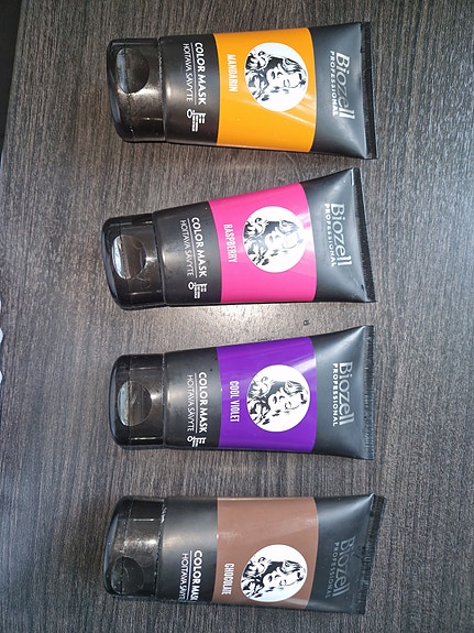 Biozell Color Mask sävyttävät hiusnaamiot