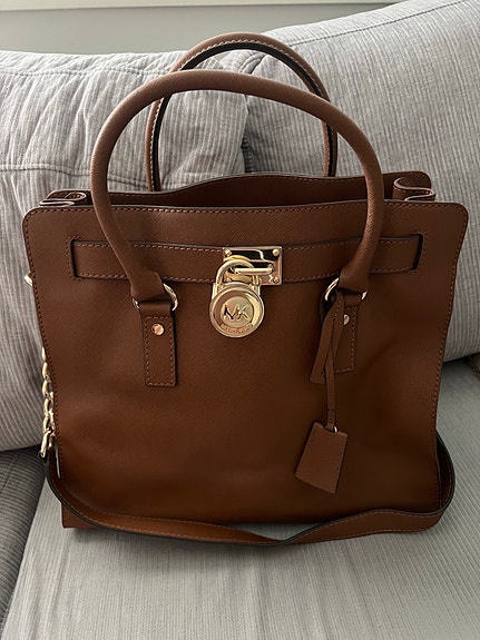 Michael Kors nahkalaukku ruskea naisten