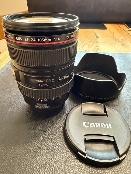 Canon EF 24-105 mm f/4 L IS USM -objektiivi KÄYTETTY
