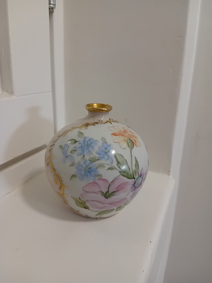 Arabia pieni kukka-aiheinen ruukku