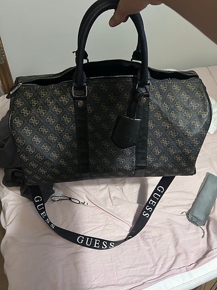 GUESS leather bag for gym and travel