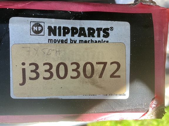Mazda B Pick-Up/Ford Ranger 4WD Etujarrulevyt 274mm 99-06