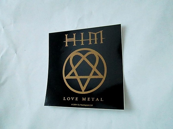 Uusi HIM tarra Love Metal (2004), Ville Valo, goth