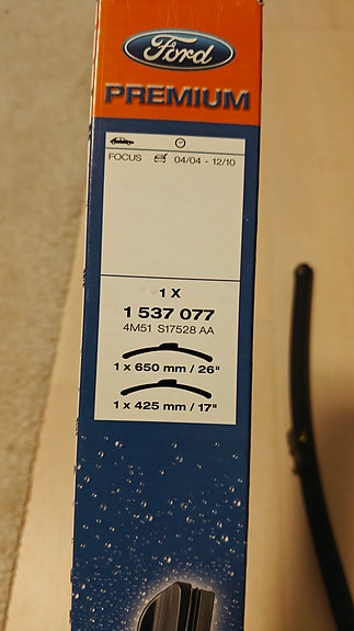 Ford Focus pyyhkijänsulat (2004–2010) UUSI