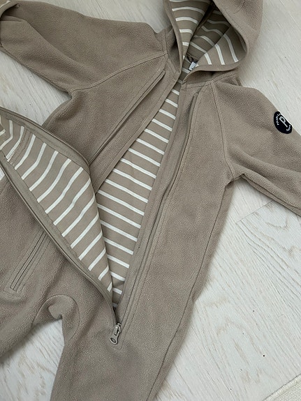 Beige Pop windfleece haalari
