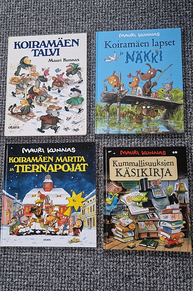 Mauri Kunnaksen 4 kirjaa