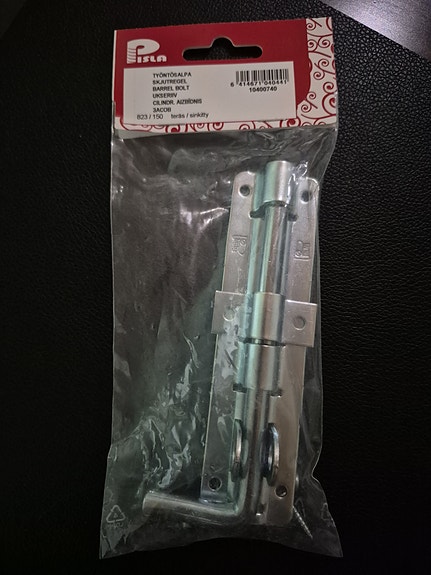 Pisla 823 työntösalpa 150 mm teräs sinkitty UUSI