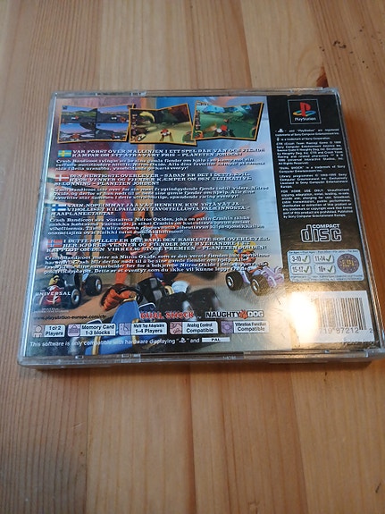 CTR Crash Team Racing PlayStation 1 pelikotelo