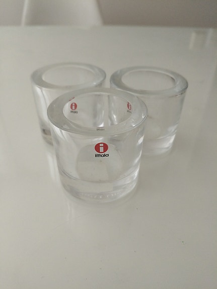 Iittala Kivi tuikkukupit kirkas