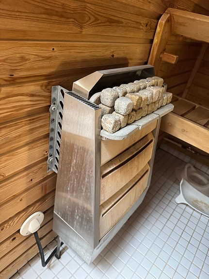 Mondex 60 Steel -sähkökiuas 6 kW + kiuaskivet