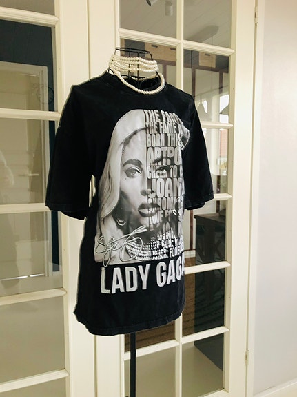 Musta Lady Gaga T-paita