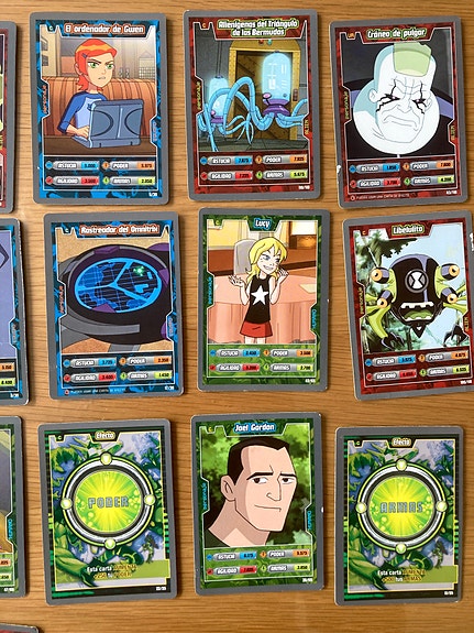 Ben 10 Alien Force keräilykortit