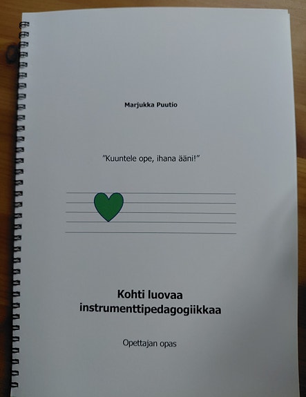 Kohti luovas instrumenttipedagogiikka, Opettajan opas