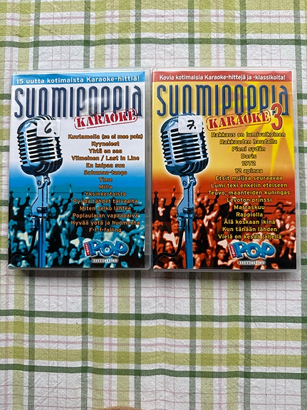 Suomipoppia Karaoke DVD-levyt, 2 kpl