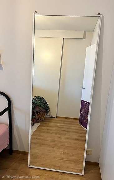 Peililiukuovet kiskoilla