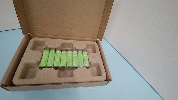 Ladattavat AAA-paristot Amazon Basics (8 kpl, 850 mAh)