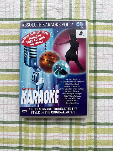 Absolute Karaoke Vol. 2 karaoke-DVD + musiikki-CD