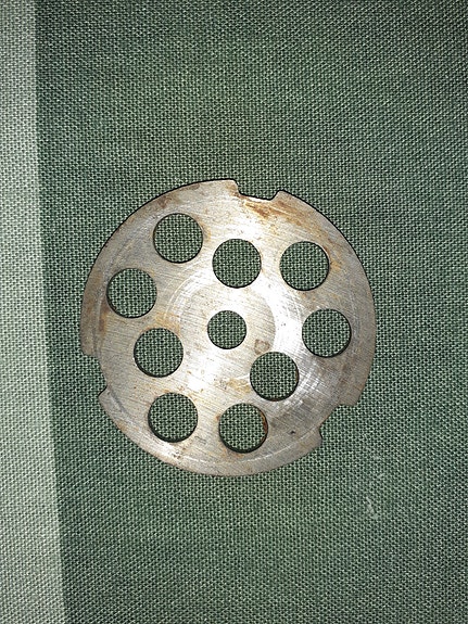 Philips Ahkera yleiskone, lihamyllyn reikälevy, karkea