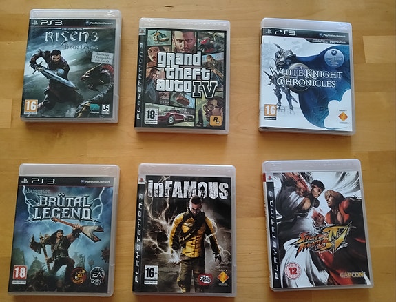 Ps3 super slim  ja pelit 15kpl