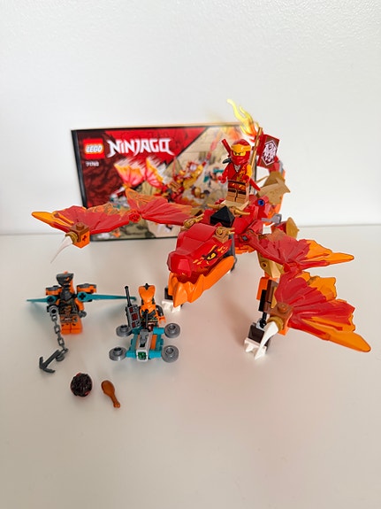 Lego Ninja Go 71762 Evoluutio: Kain tulilohikäärme