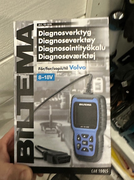 Biltema vikakoodinlukija Volvo