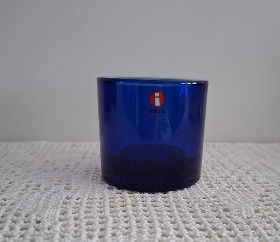 Iittala Kivi tuikkukippo ultramarinin sininen