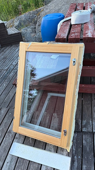 Puuikkuna ikkuna 6x9
