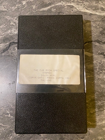Frank Zappa - Dub Room Special (1982) 90 min. VHS