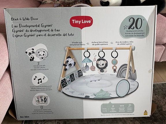 Tiny love leikkimatto Lux Black & white