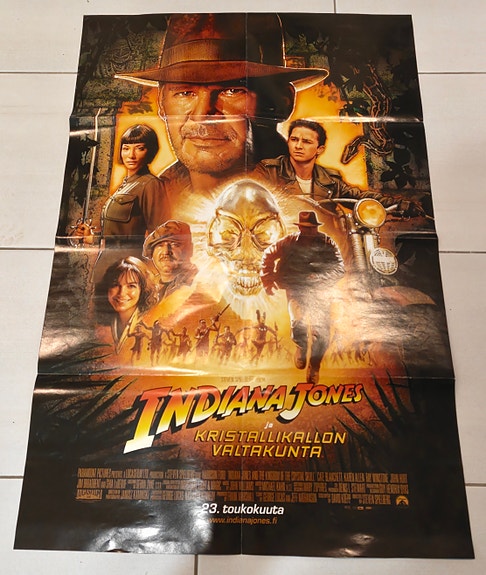 Indiana Jones elokuvajuliste + Jonna Aaron juliste