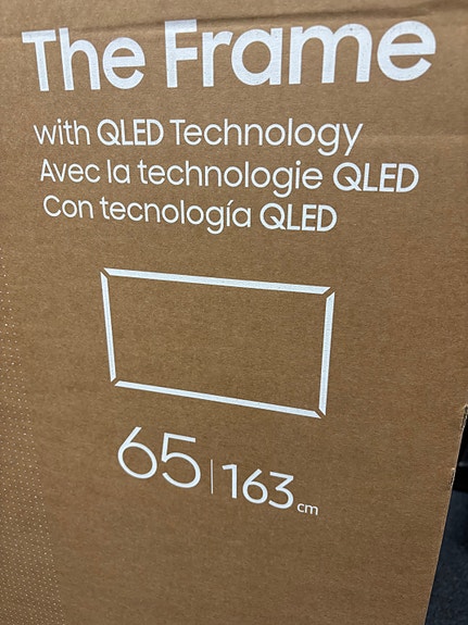 viallinen Samsung The Frame QLED 65" televisio
