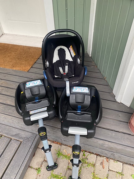 Maxicosi Cabriofix turvakaukalo 0–13 kg musta