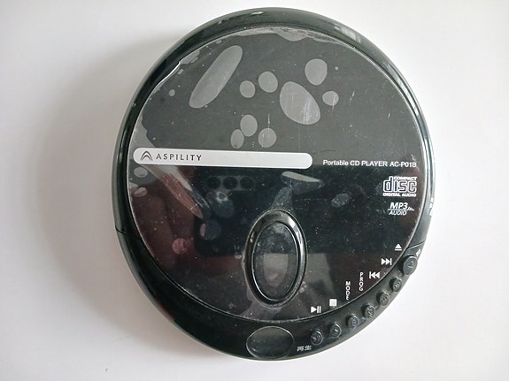 Aspility kannettava CD/MP3-soitin
