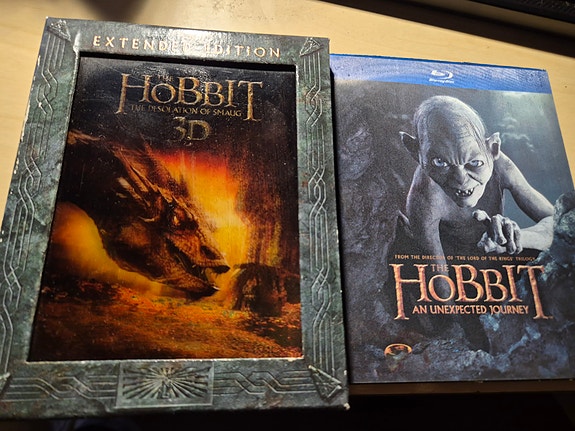 Hobitti Blu-Ray ja Desolation of Smaug Extended Edition