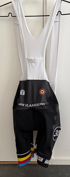 Bioracer Van Vlaanderen -naisten pyöräilyhousut henkseleillä (bibs) L-XXL
