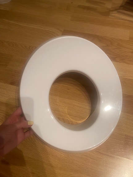 Luma WC-istuin supistaja valkoinen