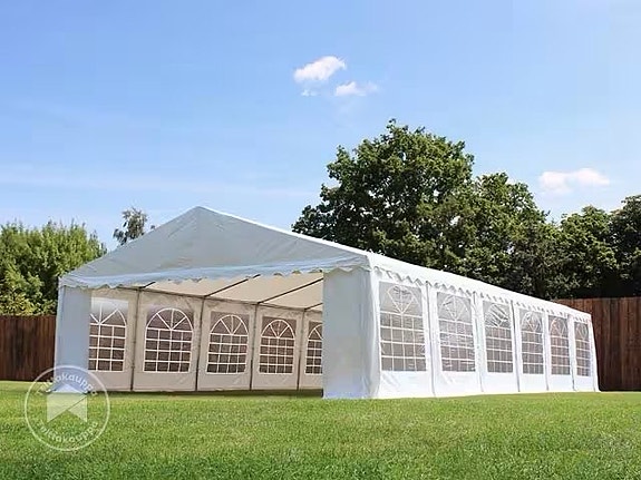 Lähes uusi juhlateltta omaksi 10x6 m (PVC 700g/m²)