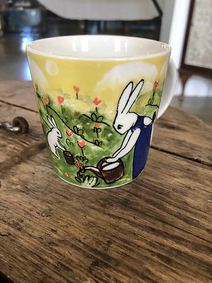 Arabia Heljä Liukko-Sundström Viherpeukalot -muki.