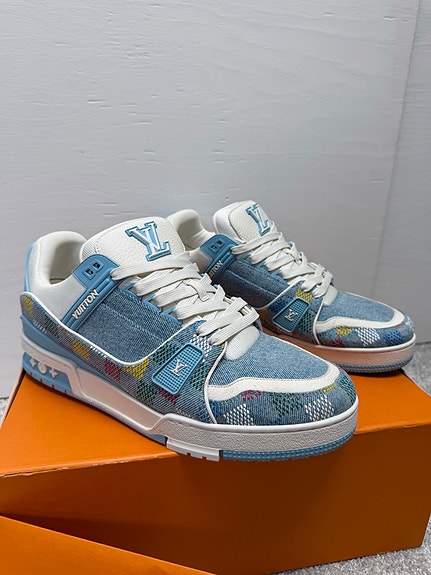 Louis Vuitton Denim Damier Trainers