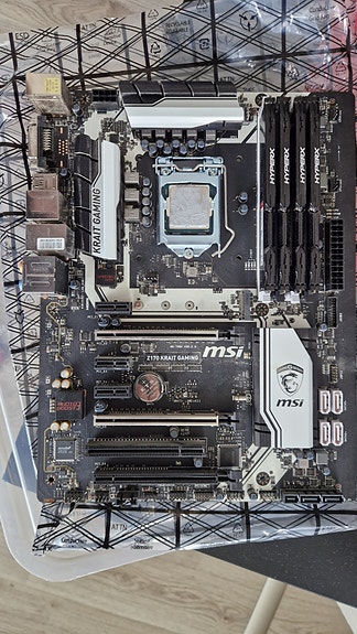 MSI Z170 Krait Gaming emolevy + i5-6600K